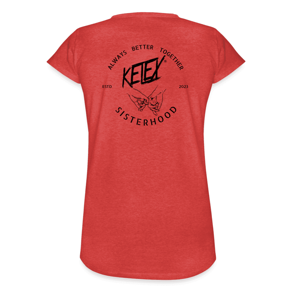 Sisterhood - Vintage - T-Shirt - Rot meliert (8628041253210)