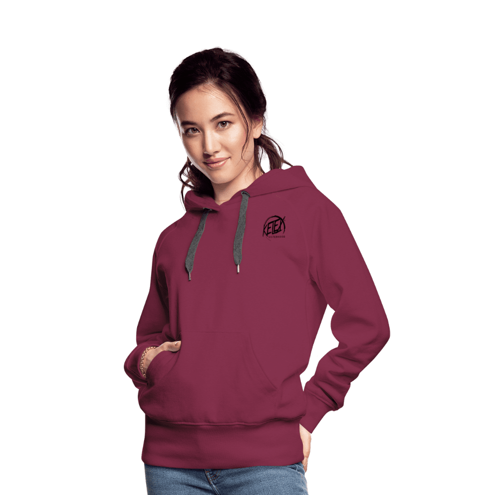 Frauen Premium Hoodie - Bordeaux