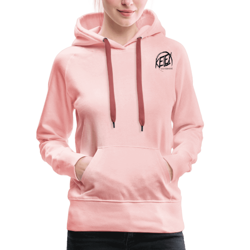 Frauen Premium Hoodie - Kristallrosa