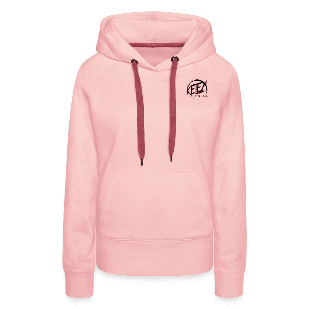 Frauen Premium Hoodie - Kristallrosa