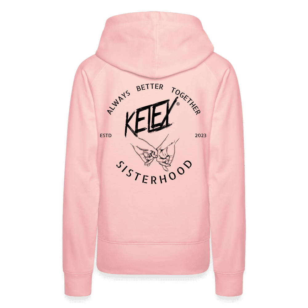 Frauen Premium Hoodie - Kristallrosa