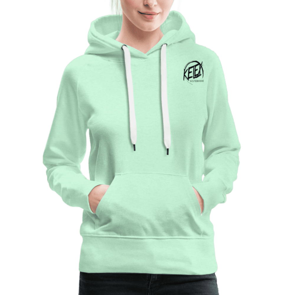 Frauen Premium Hoodie - helles Mintgrün