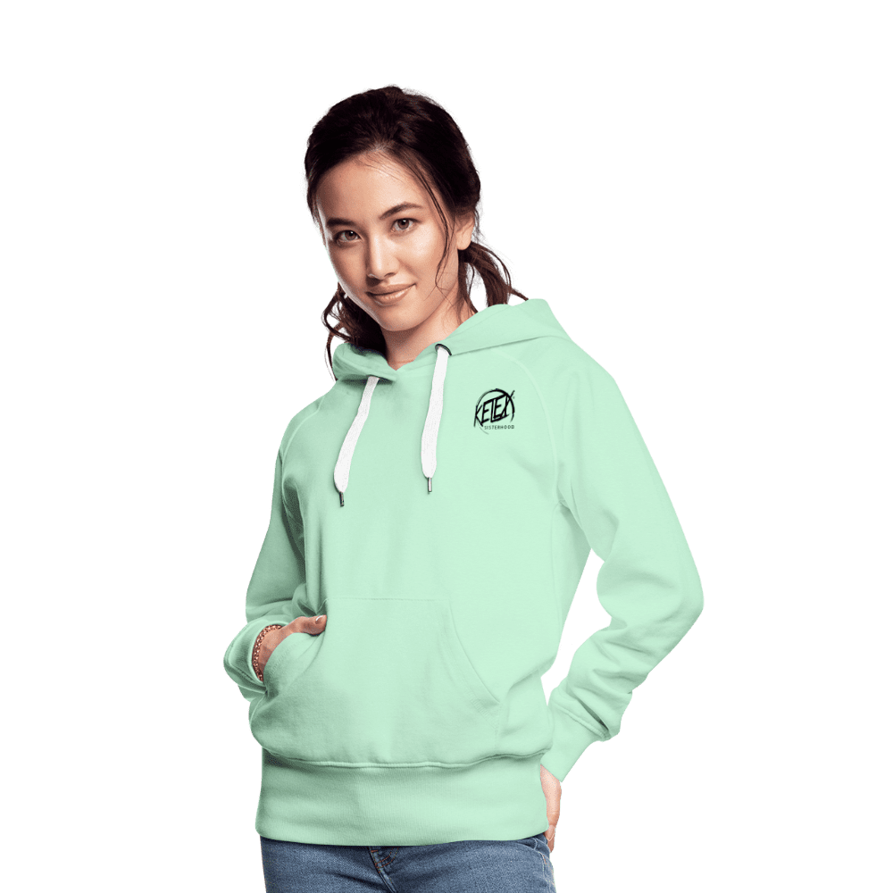 Frauen Premium Hoodie - helles Mintgrün