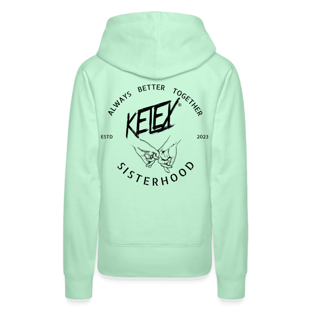 Frauen Premium Hoodie - helles Mintgrün